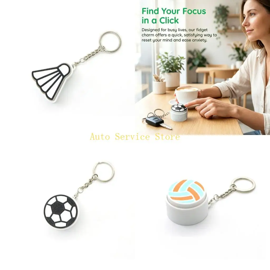 462A Small Fidgets Keychain With Bubble Press Design For Students And Office Worker
