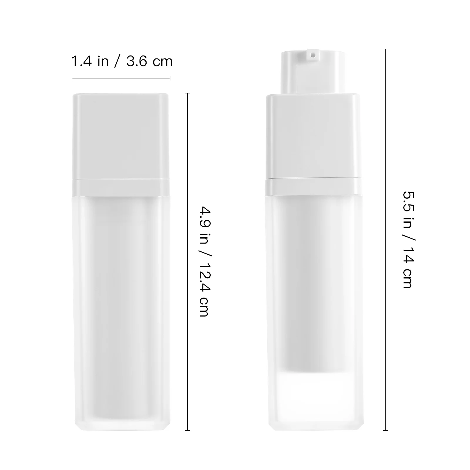 

3pcs Frosted Sub Bottles Reusable Portable Travel Skincare Storage Empty Liquid Containers Plastic Sub Bottle For