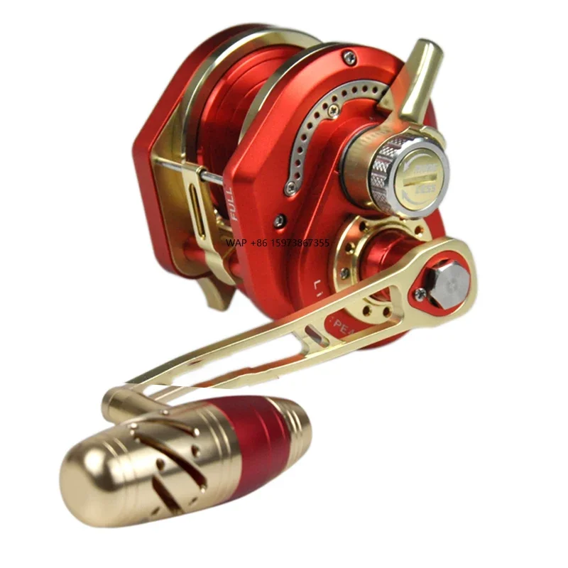 

Цельнометаллическая катушка Jigging Master для крупной рыбы, тунца, морской рыбалки, для медленного джиггинга с лодки, для соленой воды