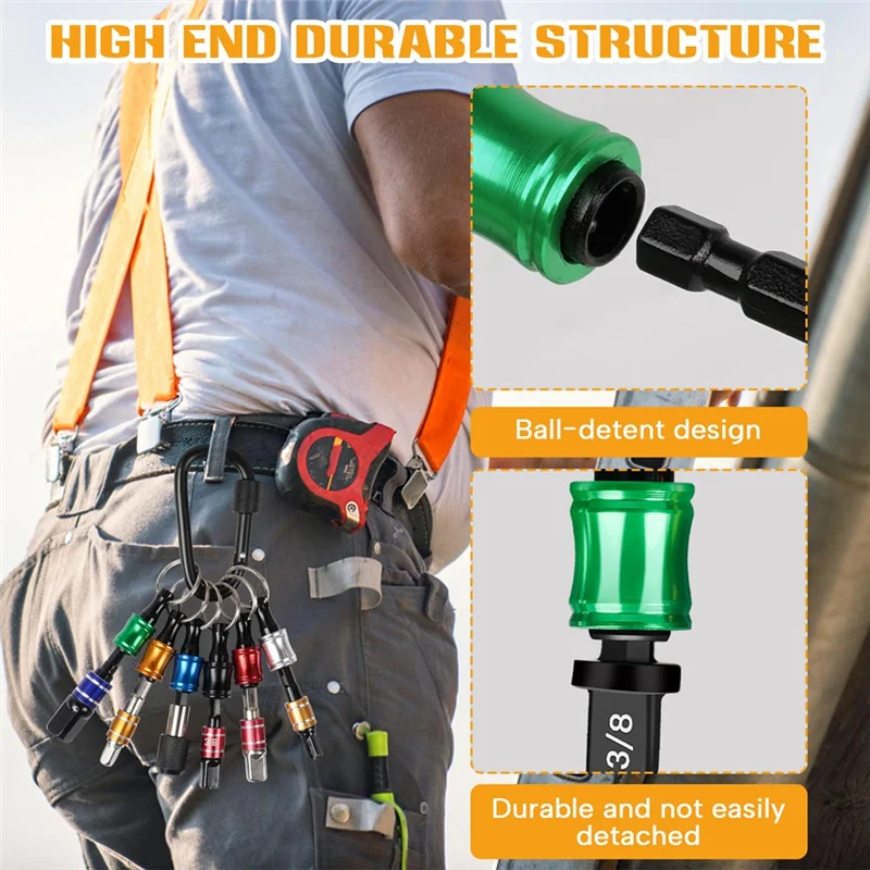 ABGH-12PCS Swage Tool HVAC Repairing Set With Bit Holder, Air Conditioner Copper Tube Expander Swaging Tool