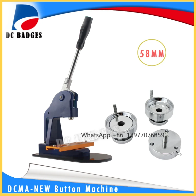 Source Factory New Button Maker Badge Making Machine Including 58mm Mold More Durable Metal Slides