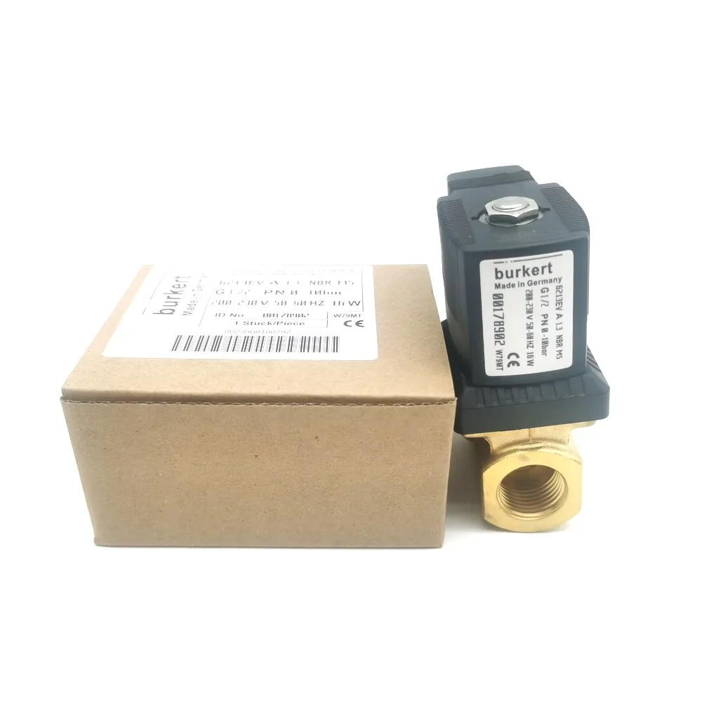 00178873 Burkert 5281 Series G1/2 Brass Valve Body 2-Position 2-Way NBR Seal 00178872 00178874
