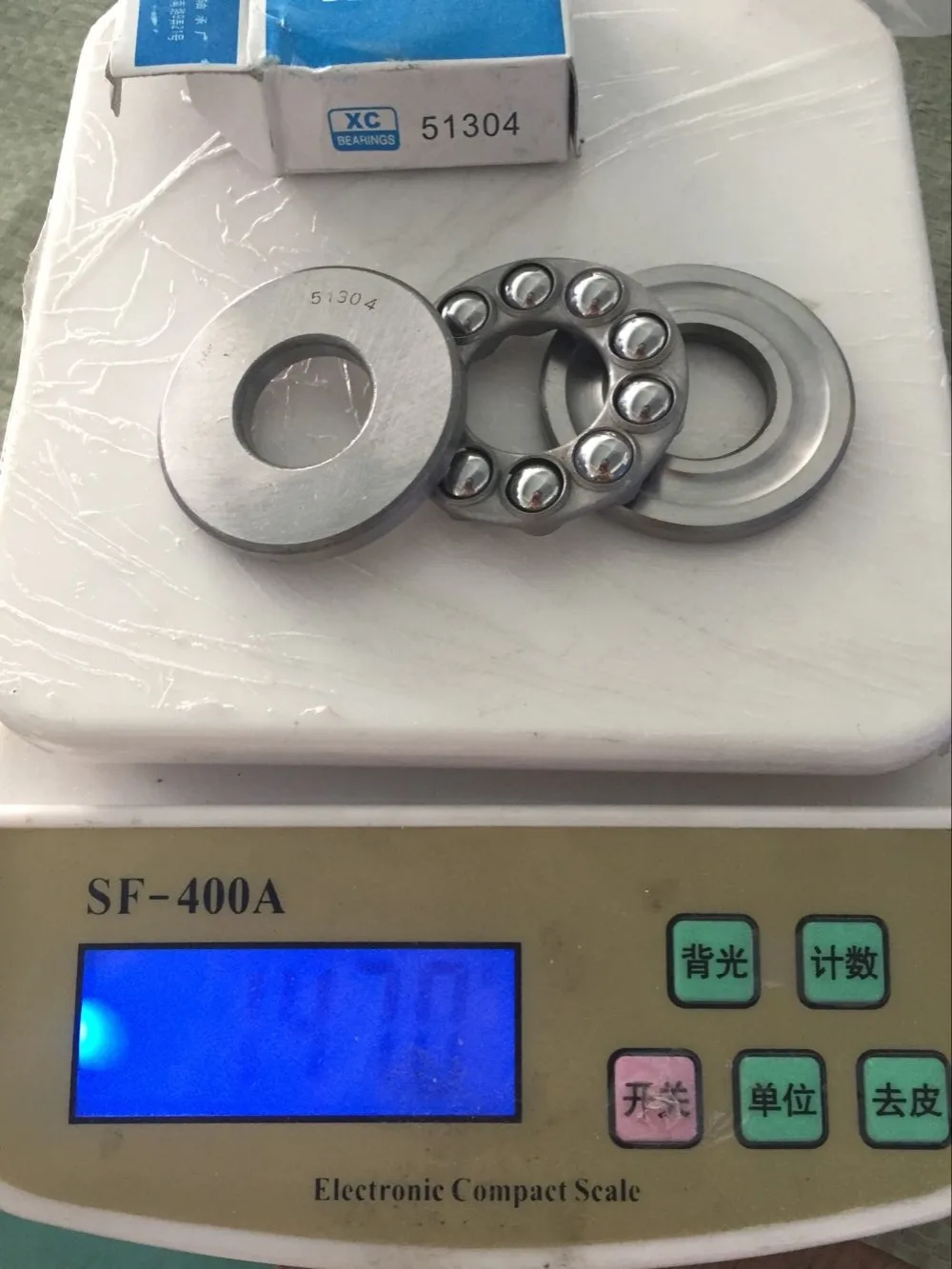 Axial Ball Thrust Bearing 20mm x 47mm x 18mm 51304 Model 20*47*18