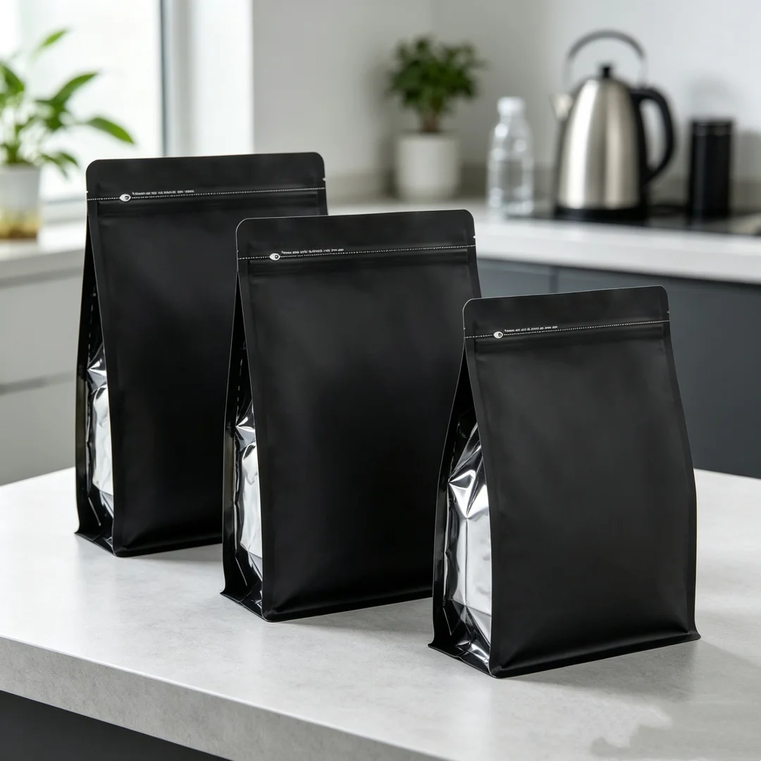 High-end Black Chinese Tea Bag Jin Jun Mei Thick Aluminum Foil Bag Jasmine Tie Guanyin Customize Word 250g Self Stand Zipper Bag