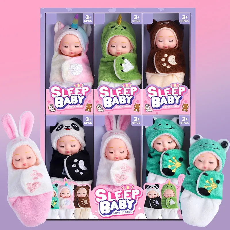 

Sleeping Reborn Baby Doll Kit Toys Mini Constellations Baby Cute Adorable Dolls Playset Birthdays Gifts For Kids