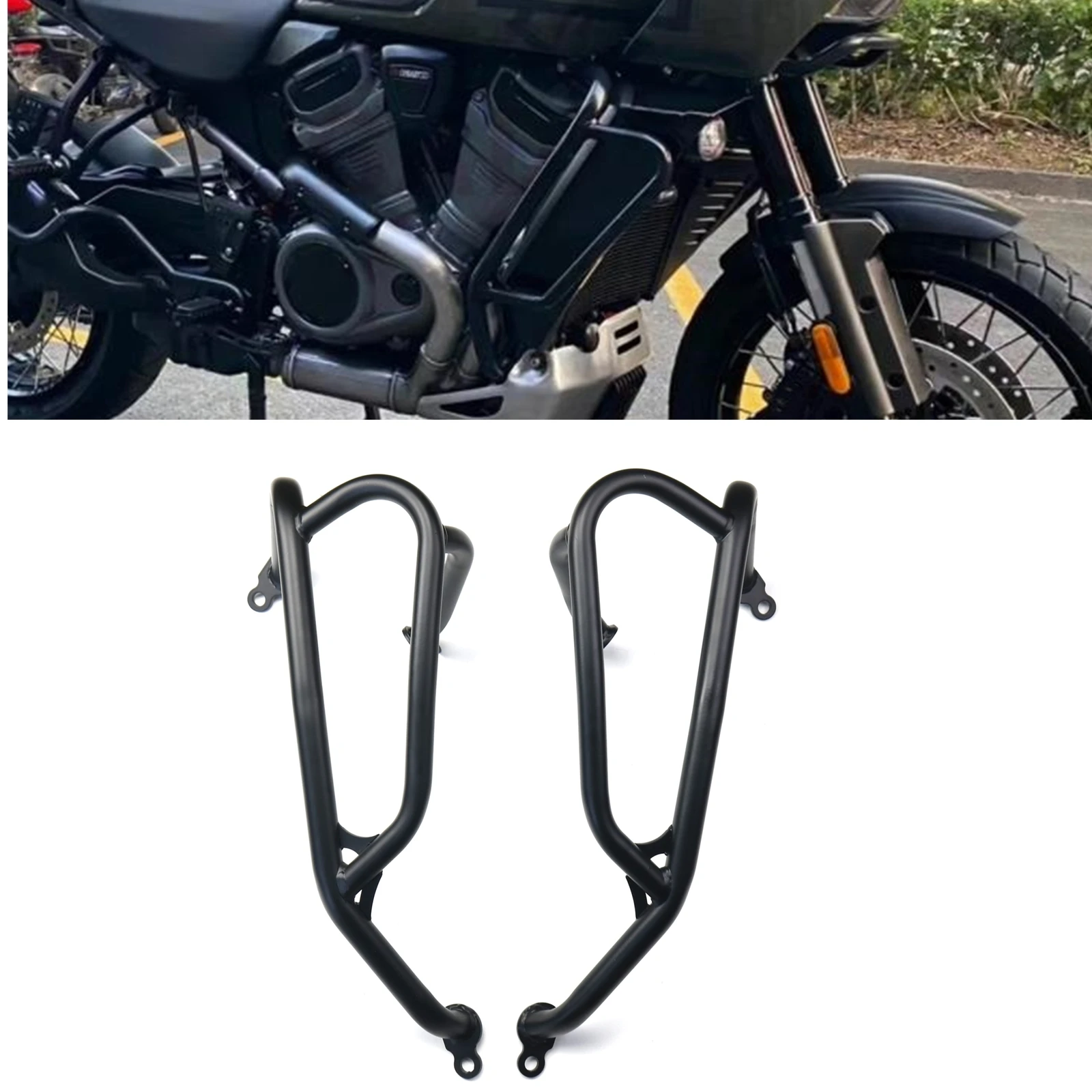 

Motorcycle Left and Right Engine Guard Crash Bar Protector For Harley Davidson Pan America 1250 RA1250S 2021-2023