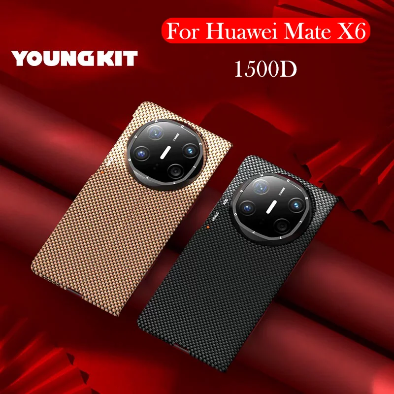 

YOUNGKIT Carbon Fiber For Huawei Mate X6 Heat Dissipation Back Cover Case for HUAWEI MATE X6