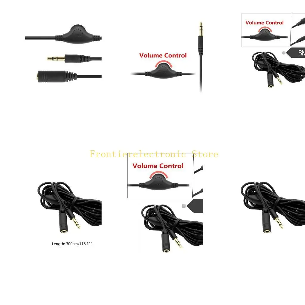 G8DB 3.5mm Male to 3.5mm Female Microphone Extension Cord Adapter for Tablet