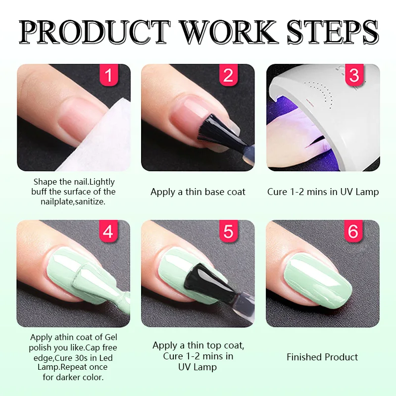 Color Uv Gel Polish Kit Nagellack Geschenkbox Private Label Ganzes Set Base Top Coat Color OEM Gel Nagellack Set