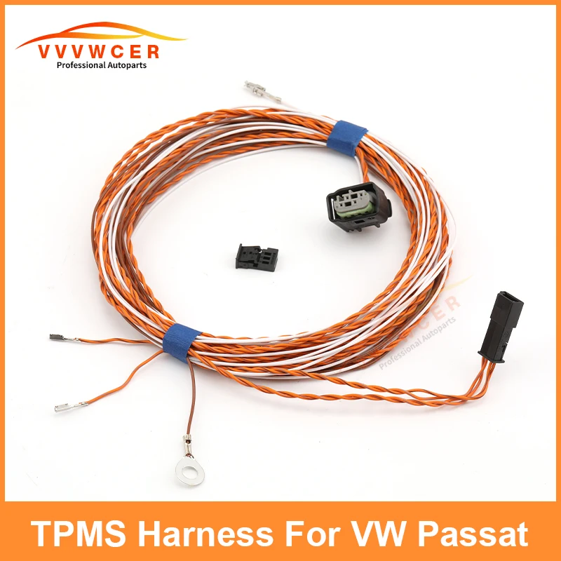 

Car Tire Pressure Monitor System TPMS Install Harness Conntector Cable For VW Passat B6 B7 B8 GOLF 6 MK6 7 MK7 JETTA Tiguan