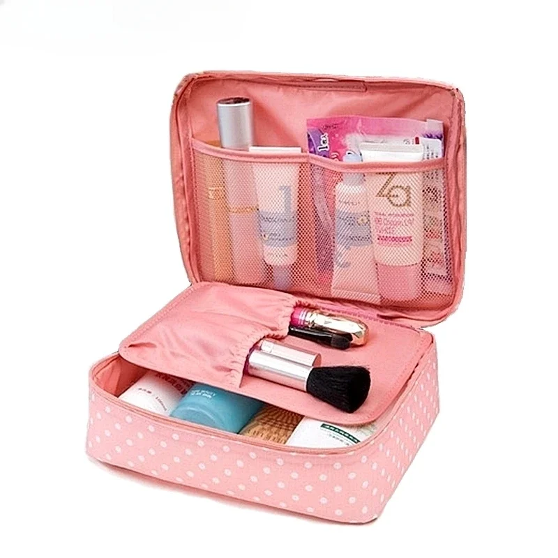 

High Capacity Outdoor Girl Makeup Bag Women Cosmetic Bag Toiletries Organizer Waterproof Female Storage Make up Case make up bag