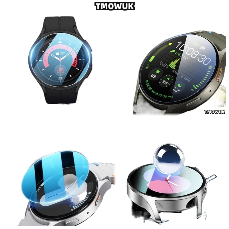 

HD Tempered Glass Anti - Scratch Screen Protector For Samsung Galaxy Watch6 Classic 40mm Watch7 Ultra FE 47 44 43mm