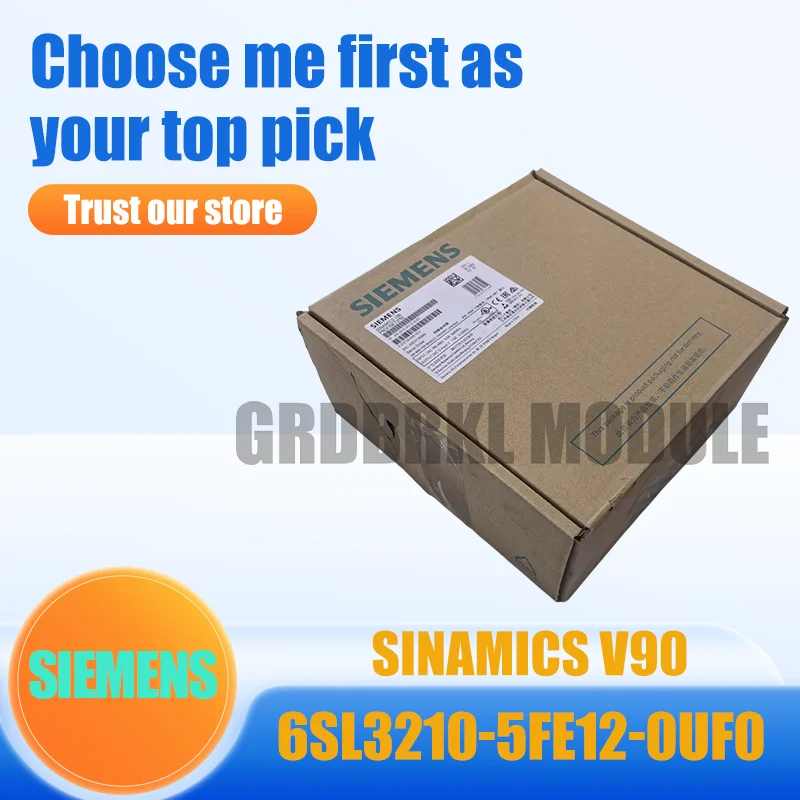 

New Original SIEMENS 6SL3210-5FE12-0UF0 6SL3 210-5FE12-0UF0 V90 Servo Drive