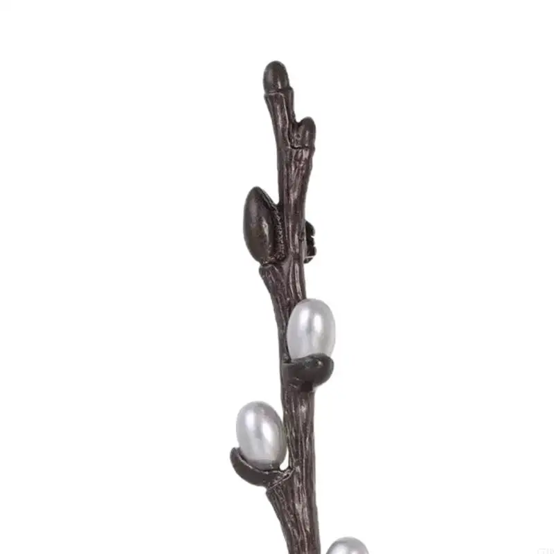  Plum Tree Branch Pin With Secure Clasp Professional Craftsmanship Brooch For Business Meetings And Social Event