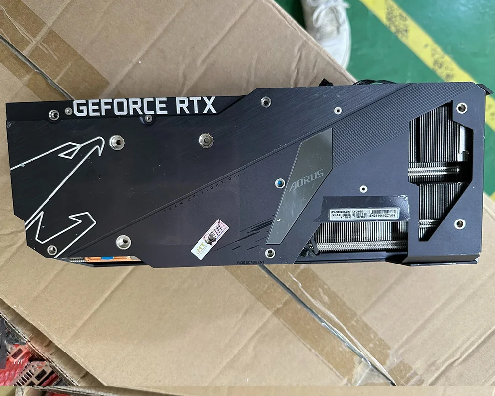 Original Used For Gigabyte RTX3090 Aorus Graphic Card Heatsink Cooling Fan (without PCB board)