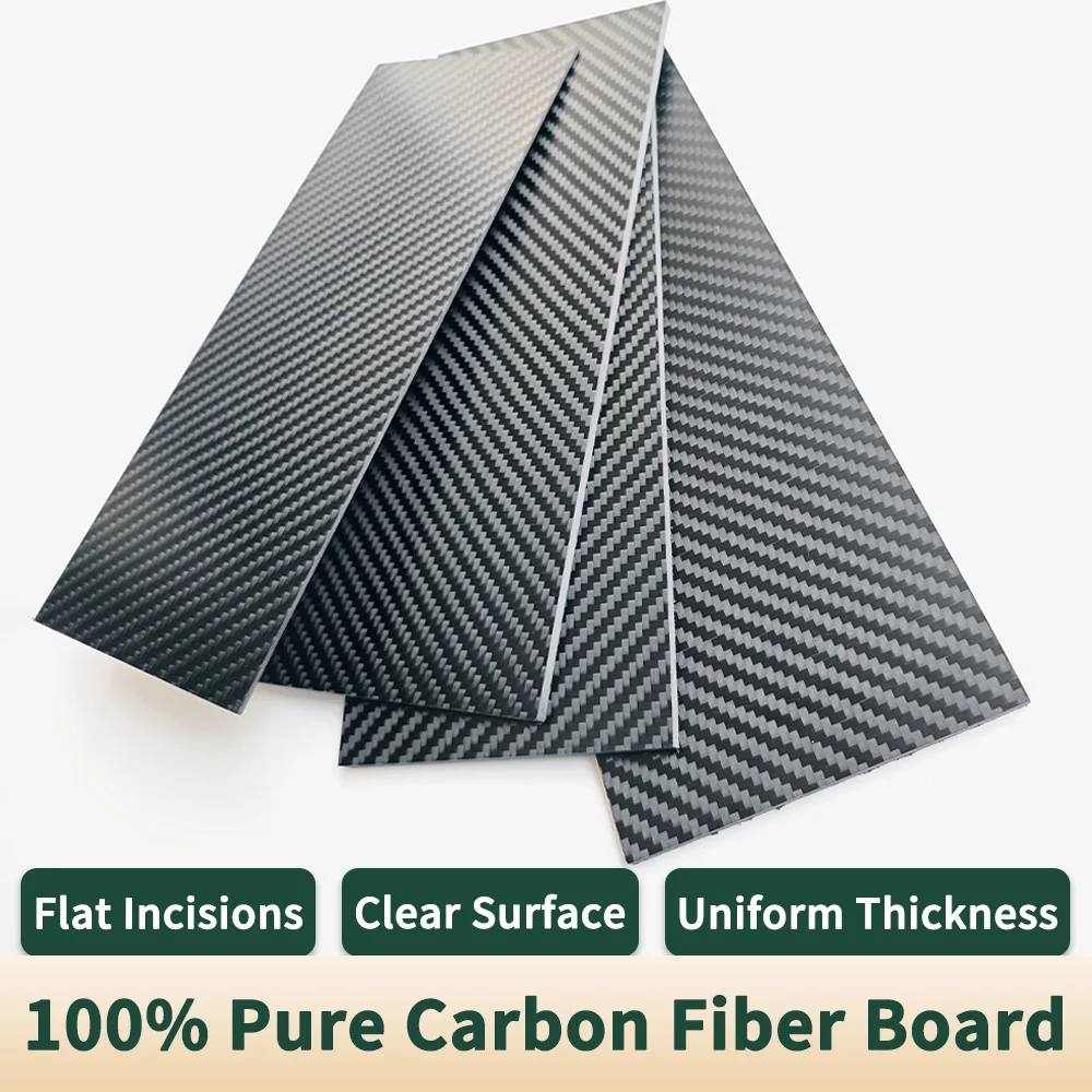 لوح من ألياف الكربون 3K مقاس 60 مم × 480 مم، يستخدم لصنع النماذج المعمارية وكذلك تصنيع الملابس الواقية والدرع. #5