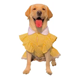 Summer Dog Dress Small Big Large Dog Clothes Puppy Poodle Corgi Samoyed Husky Labrador Golden Retriever Costume Pet Clothing