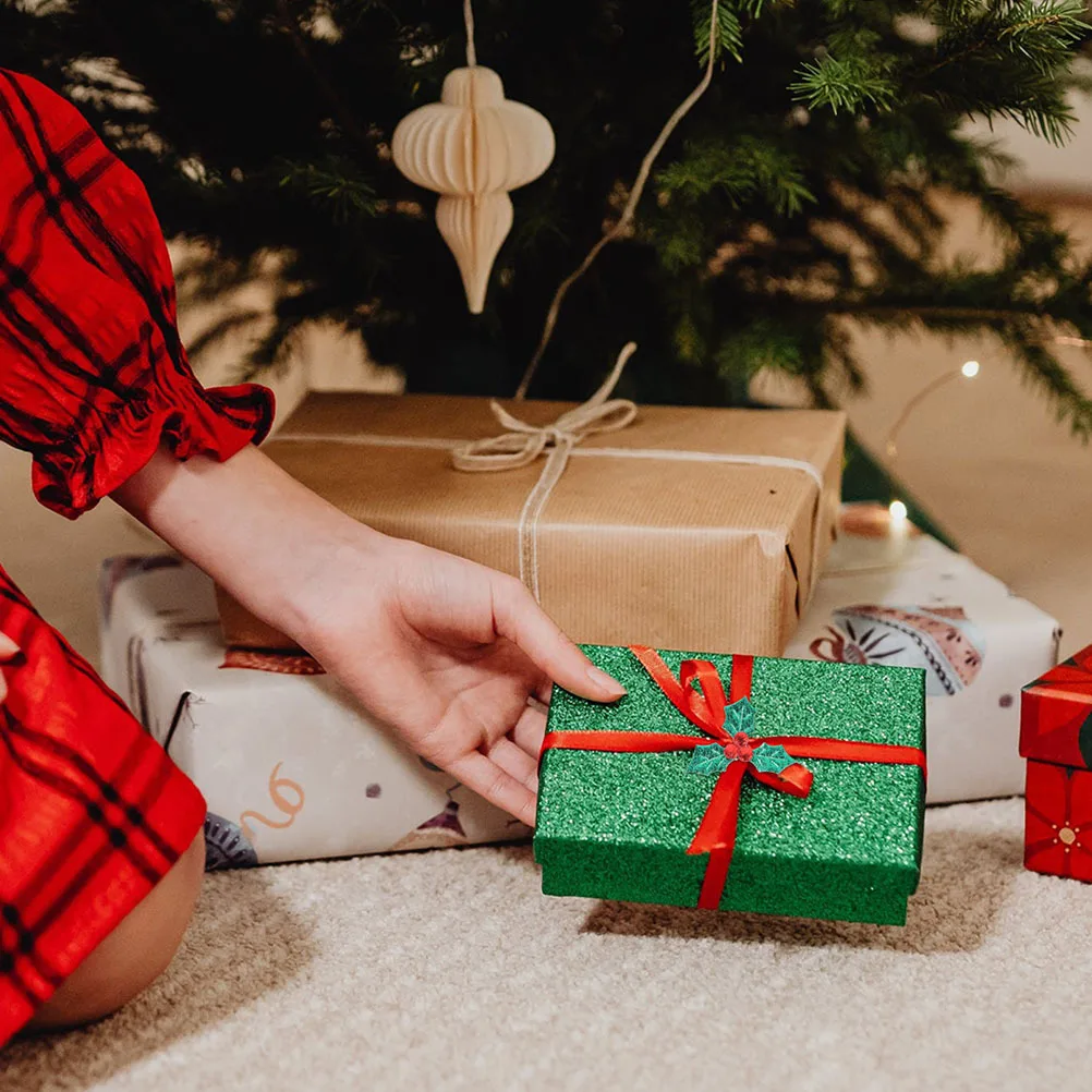 

200pcs Leaves Berries Patches Xmas Wreath Ornaments Diy Craft Material Christmas Tree Decor Accessories Cloth Art Party Supply