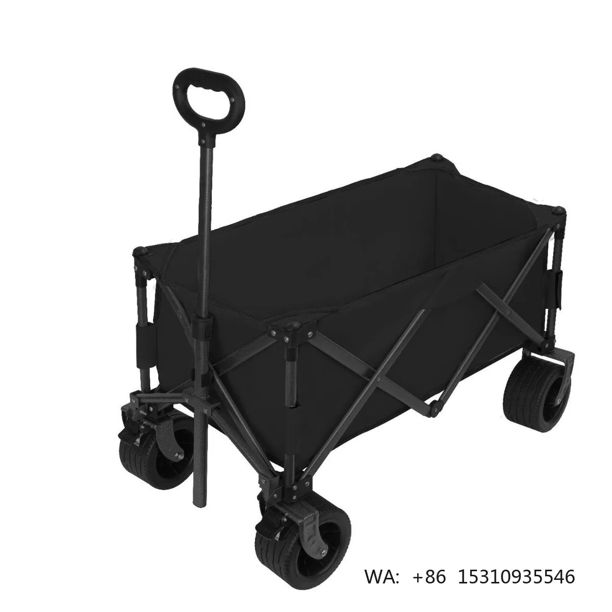 Outdoor Camping Cart Portable Metal Ultra-Lightweight Foldable for Travel Campgrounds Outdoor Stalls or Grocery Runs