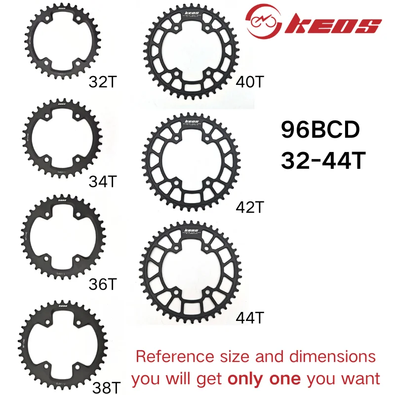 DECKAS 96BCD Round/Ova Chainring MTB 32T 34T 36T 38T Crown Plate Parts forShimano M6000 M7000 M8000 M4100 M5100 Bike Parts