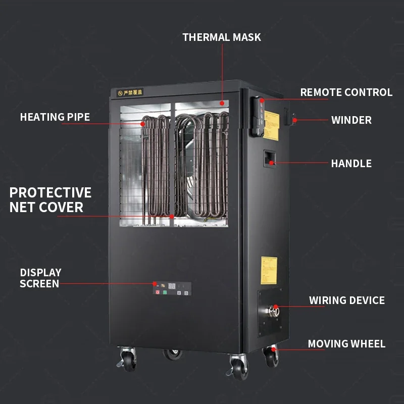 産業用ハイパワーエアヒーター、電気ヒーター、温室植栽、インターネットカフェサイト、乾燥ウォーマー、15kw
