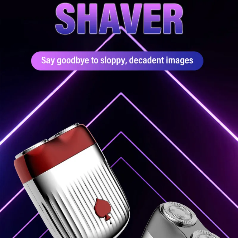 Herren tasche Smart Magnet rasierer Mini Tide Elektro Bart Rasierer