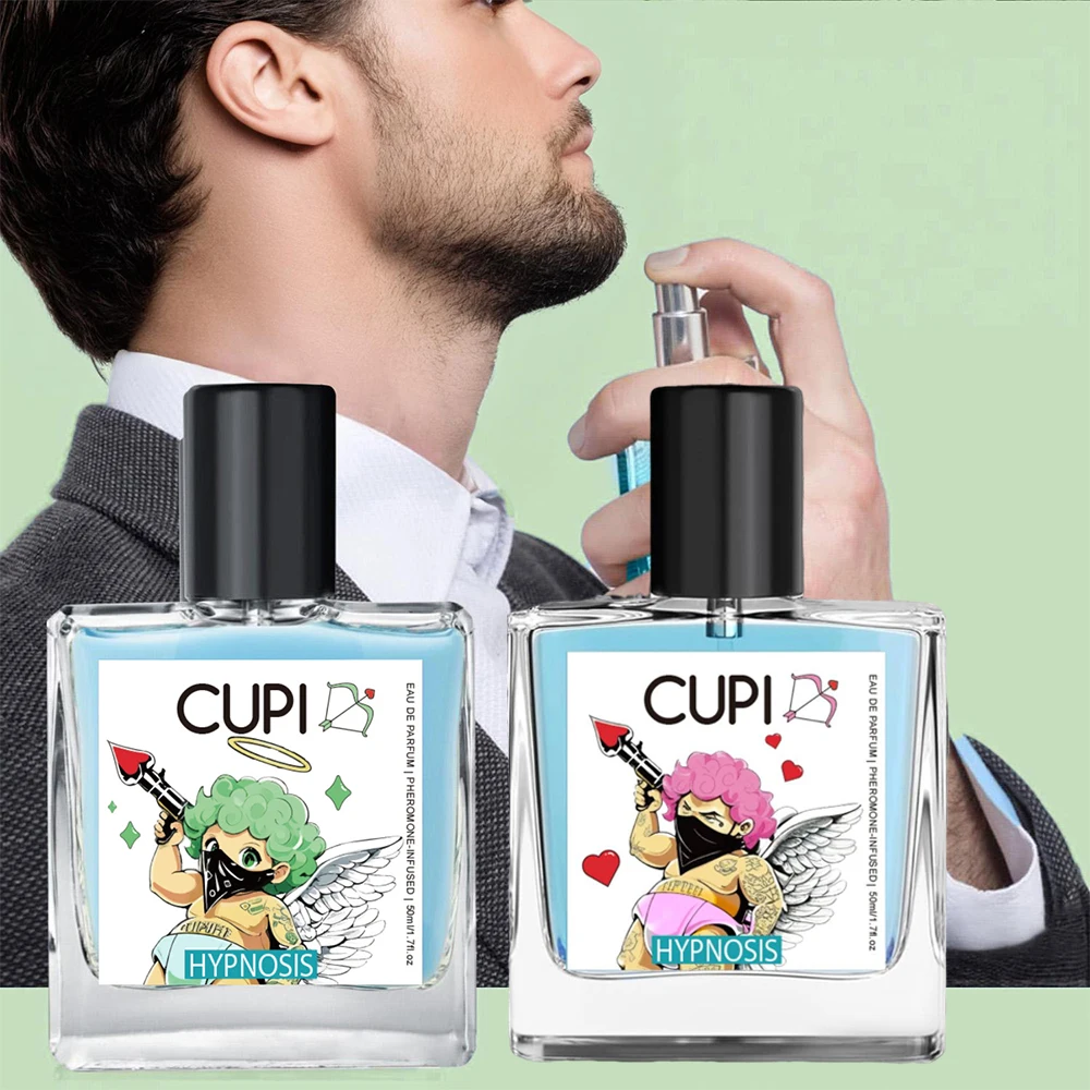 

Cupid Hypnosis Perfume Original Eau de Parfum Infused Cologne for Men Long Lasting Pheromone Fragrance for Men 50ml