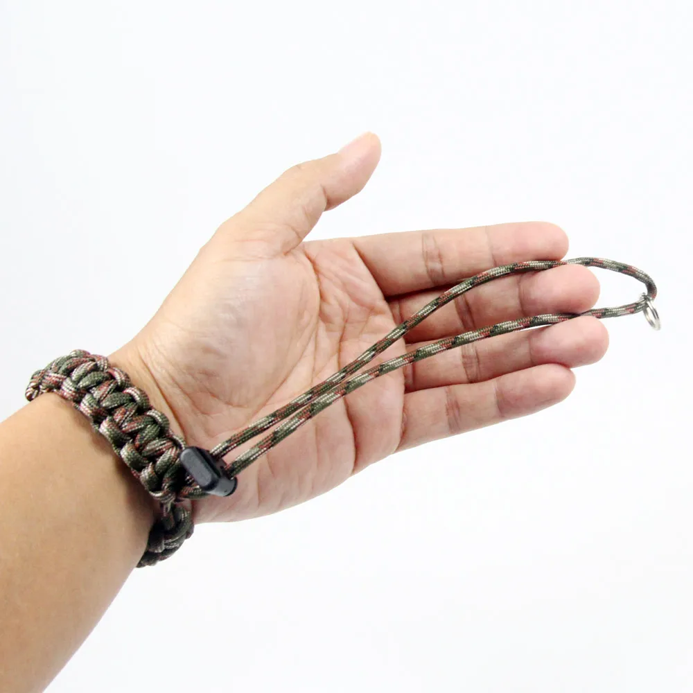 Universal Paracord Nylon Braided Adjustable Hand Lanyard Quick Release Comfort Antislip Camera Wrist Strap