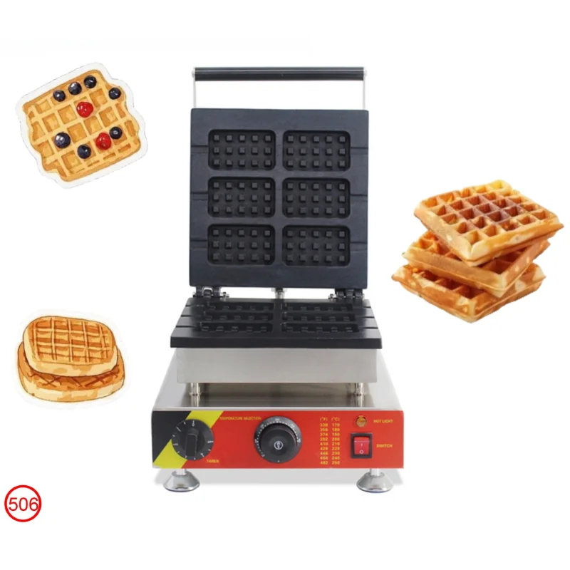 

Fast Heating Waffle Maker with Stable Base for Quick Breakfast