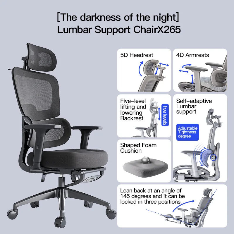 Exquisite Ergonomic chairs without fatigue in sitting for a long time