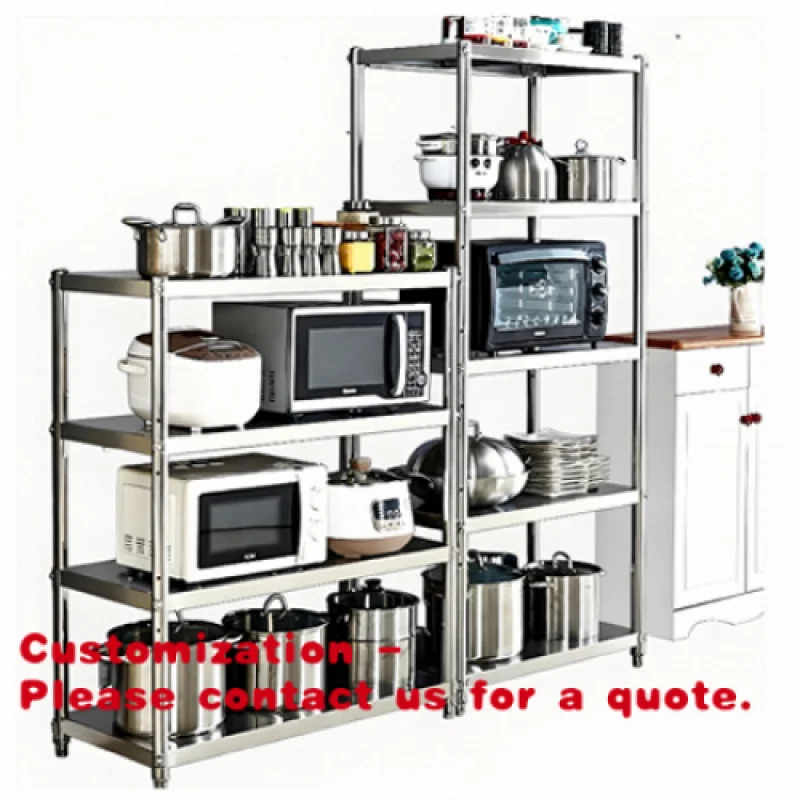 

Customize.Commercial 304 stainless steel floor-standing shelves storage racks suitable restaurant kitchens