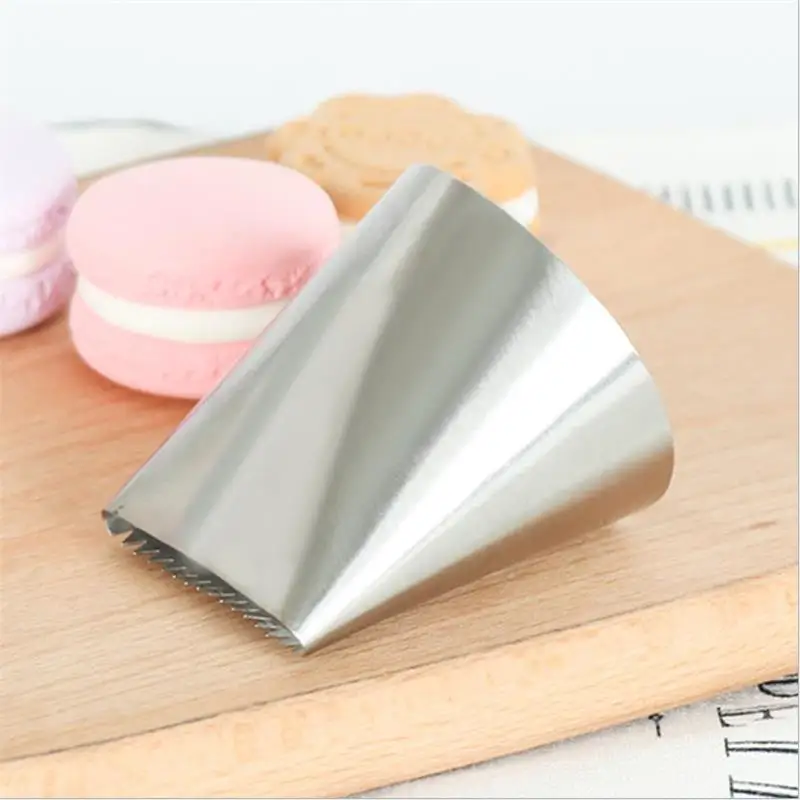 Oversized DIY Cake Making Cream Cupcake Stainless Steel Tools Mouth Flower Lcing Piping Nozzles Kitchen Pastry Decorating Baking