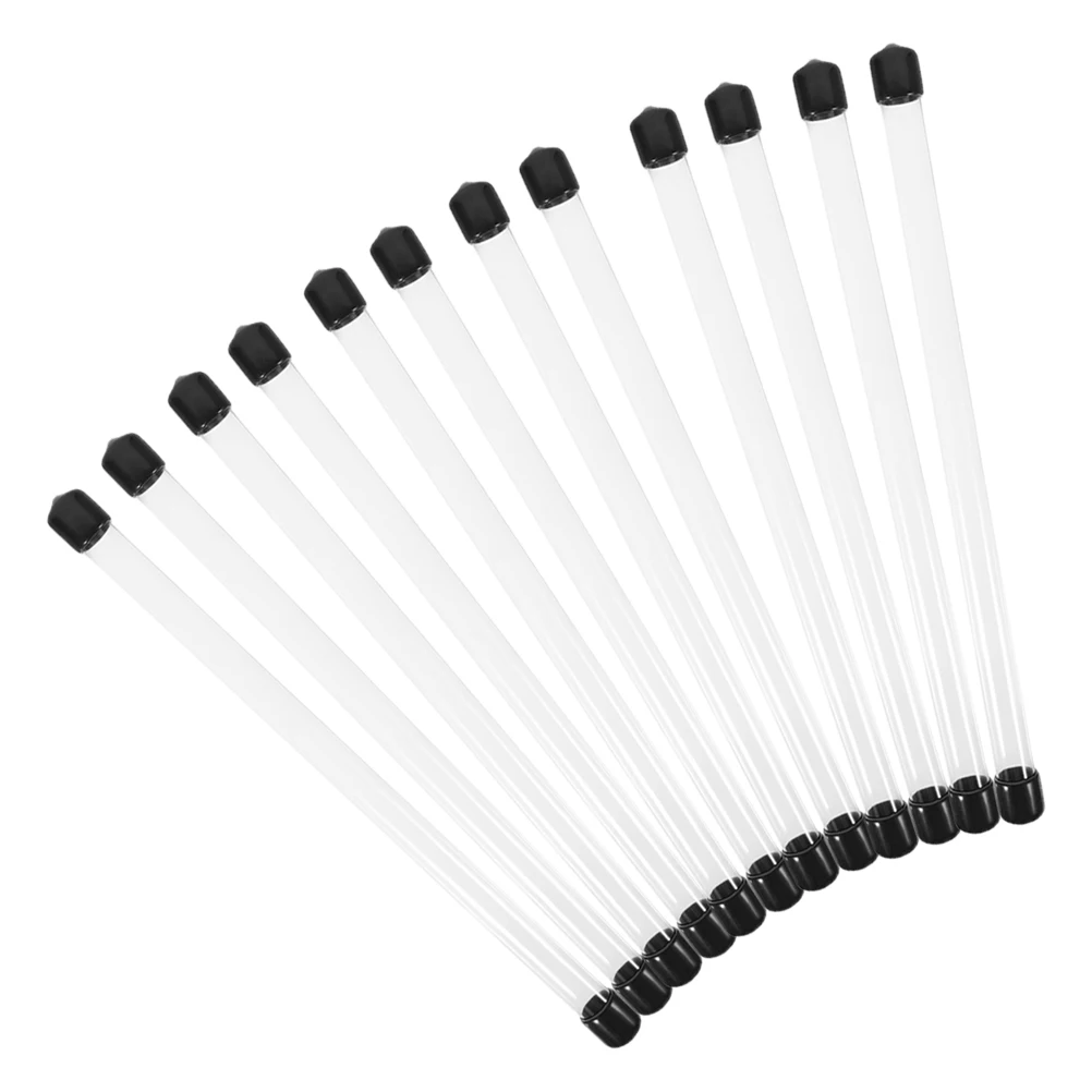 12 Pcs Fragrant Stick Tube Agarwood Scent Sticks Holder Frankincense Acrylic Storage