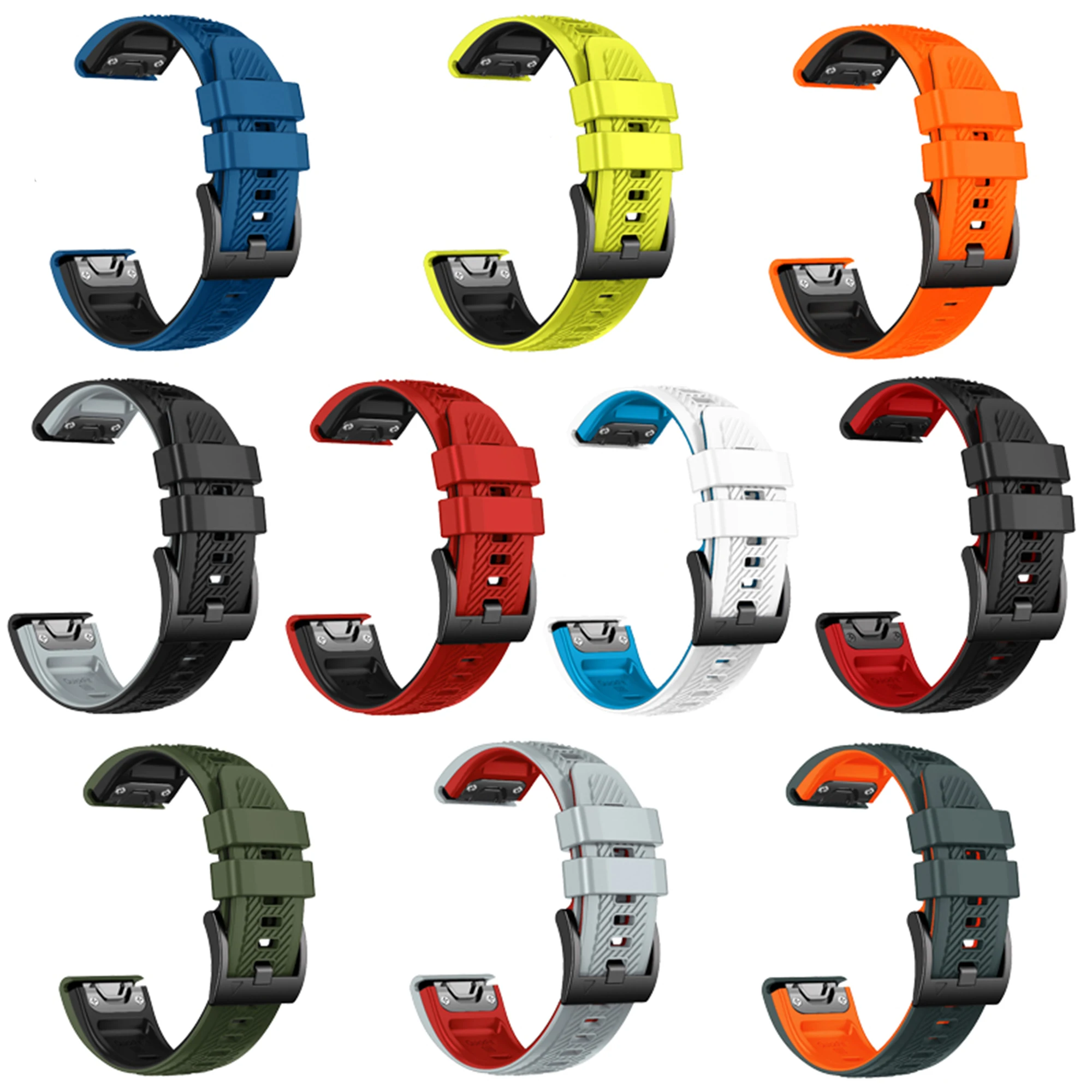 Correa para reloj inteligente, pulsera de 22 y 26mm para Garmin Fenix 6, 6X Pro, 7X, 7, 5X, 5 Plus, 945, 965, 3HR, D2, Epix, Gen2, MARQ, 22 y 26mm