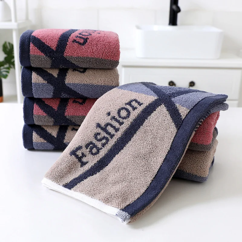 

Best Fashion Cotton Jacquard Unisex Washcloth Sports Tennis Gym Yoga Bathroom Face Towel School Dormitory Camping Portable Gift