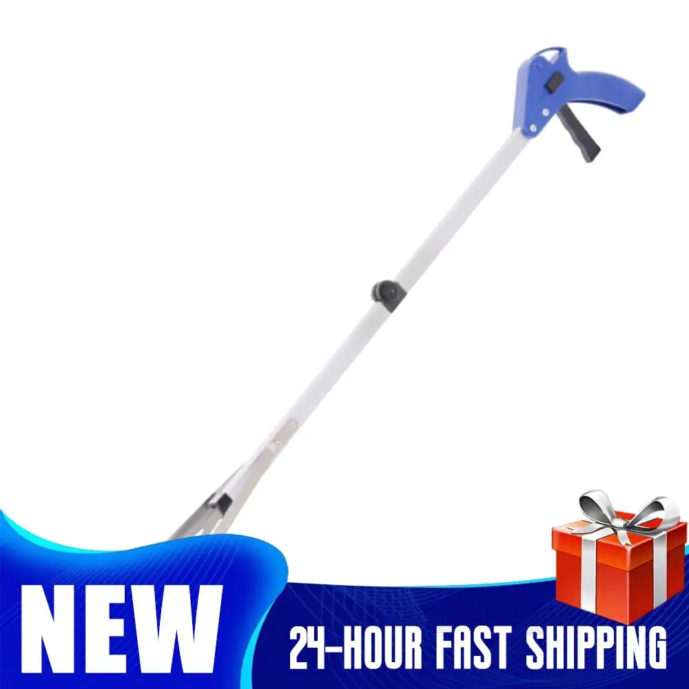 

1/2 шт. Захват-пинцет для мусора, удлиненный, из алюминиевого сплава, для уборки и санитарии