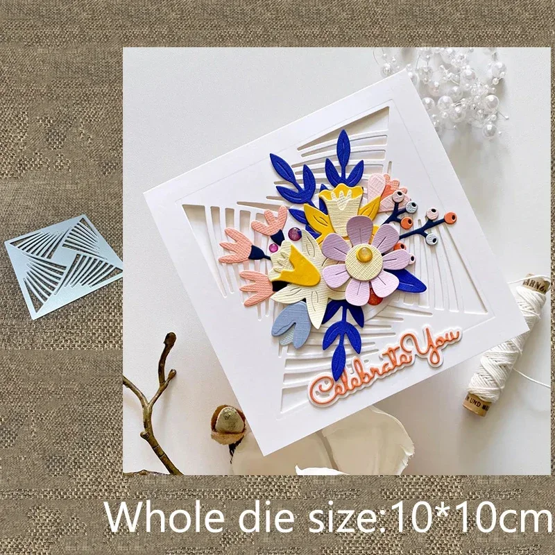 

New Design Craft Metal stencil mold Cutting Die Swirl Background decoration scrapbook die cut Album Paper Card Craft Embossing