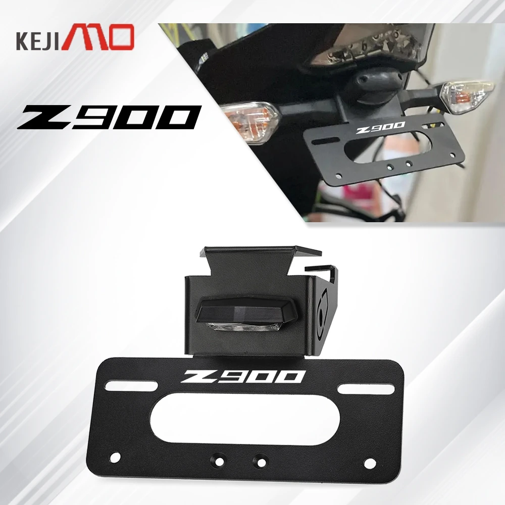 

For Kawasaki Z900 Z 900 SE 2017 2018 2019 2020-2024 Motorcycle License Plate Holder Bracket Rear Tail Tidy Fender Eliminator Kit