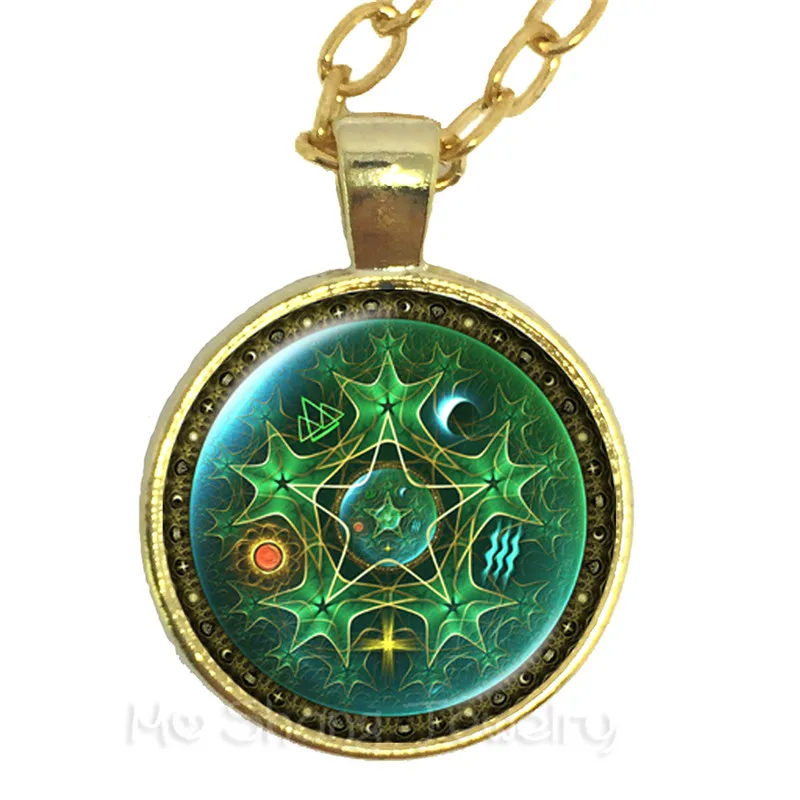 Triple Luna diosa Wicca pentagrama amuleto mágico talismán mujer collar de Luna tibetano Vintage regalo de joyería para talismán familiar