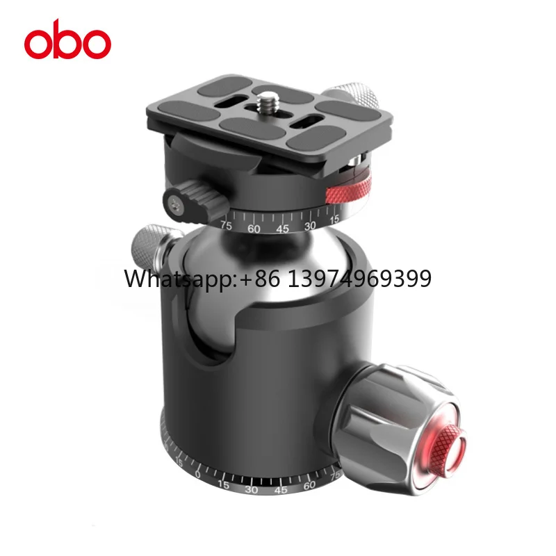 Professional 720 Panoramic Aluminum Alloy DSLR Camera Tripod Ball Head with 10kg Load Capacity Quick Release &  Design