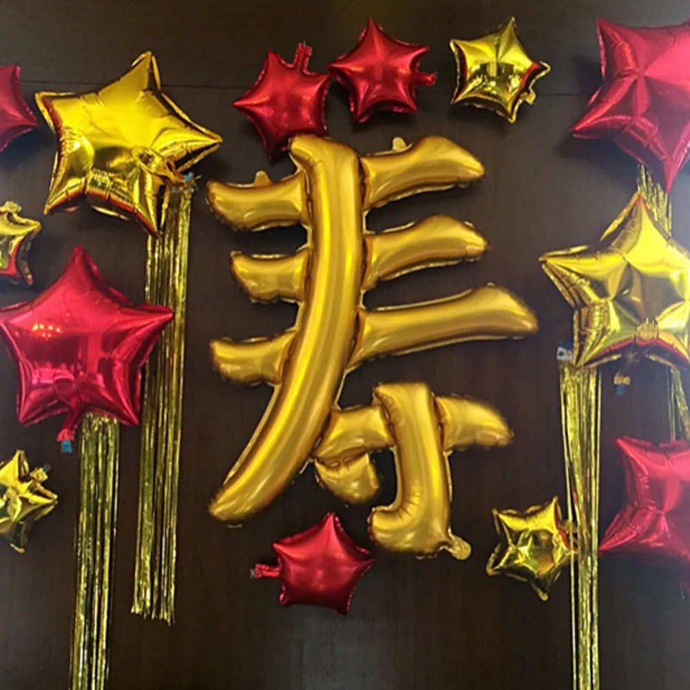

Giant Aluminum Foil Balloon Birthday Decoration Golden Party Decor Adults Celebration Event Ornament Supply