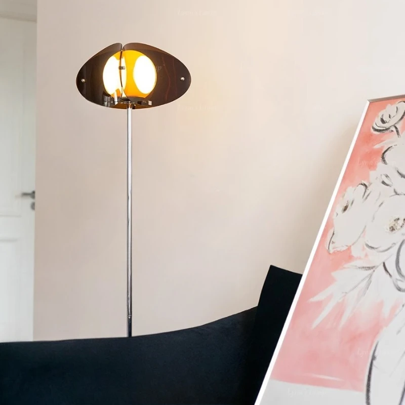 باوهاوس مصابيح أرضية أريكة الجانب غرفة المعيشة السرير الإقامة المنزلية الرجعية غرفة نوم منزل ديكور فني LED أضواء عمودية الإنارة #4