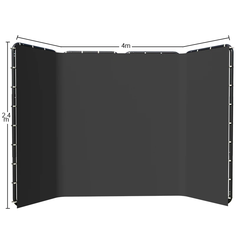 Background Black Green Screen Wall Background Stand Frame Photography Outdoor Changing Room Studio Background For Matting Cloth