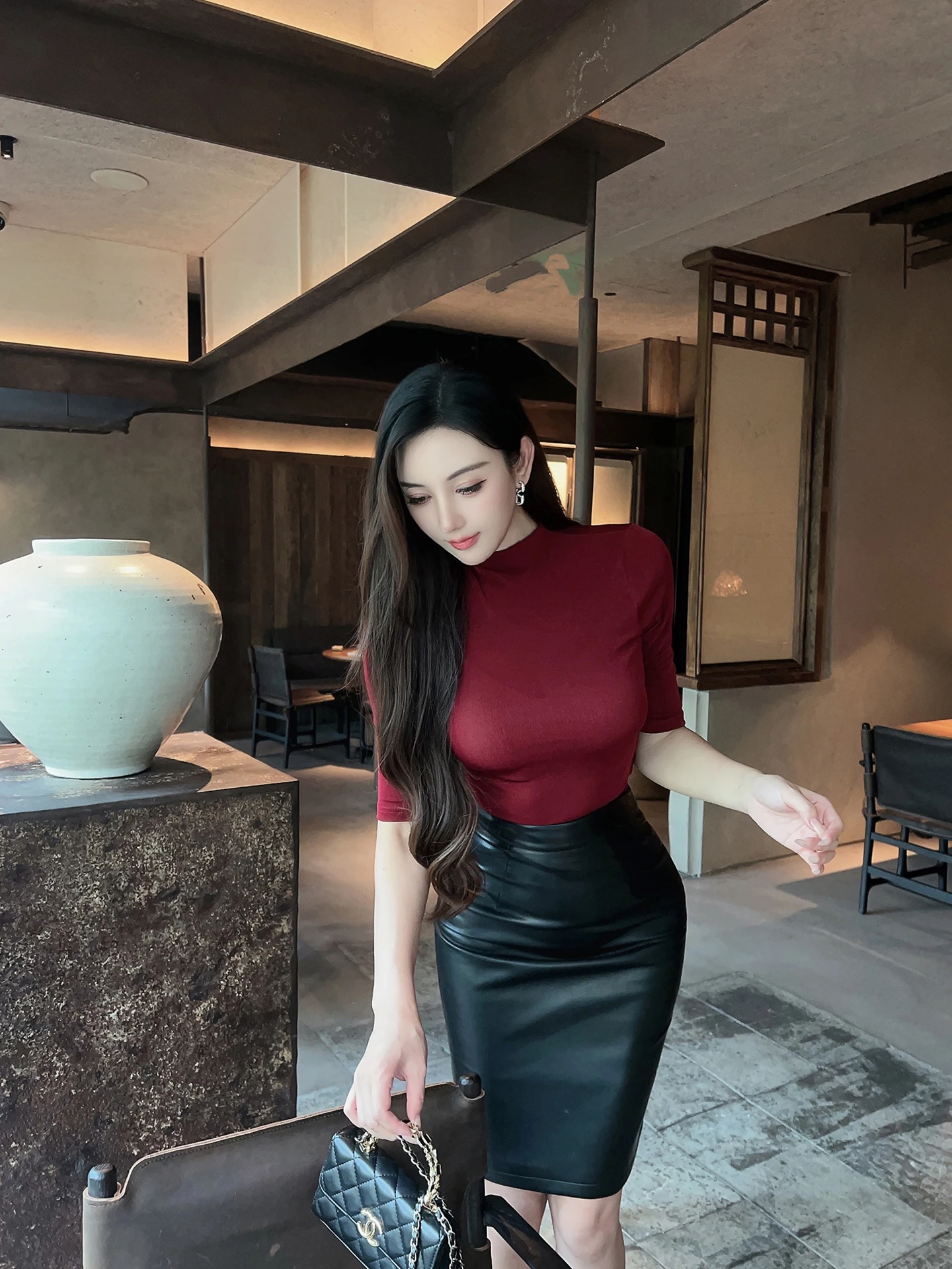 

Трикотажный топ Tee-Color iny из ацетата в полоску, облегающий, модель Svel Slim Fit, Gentle Sle C25809, летняя коллекция для женщин