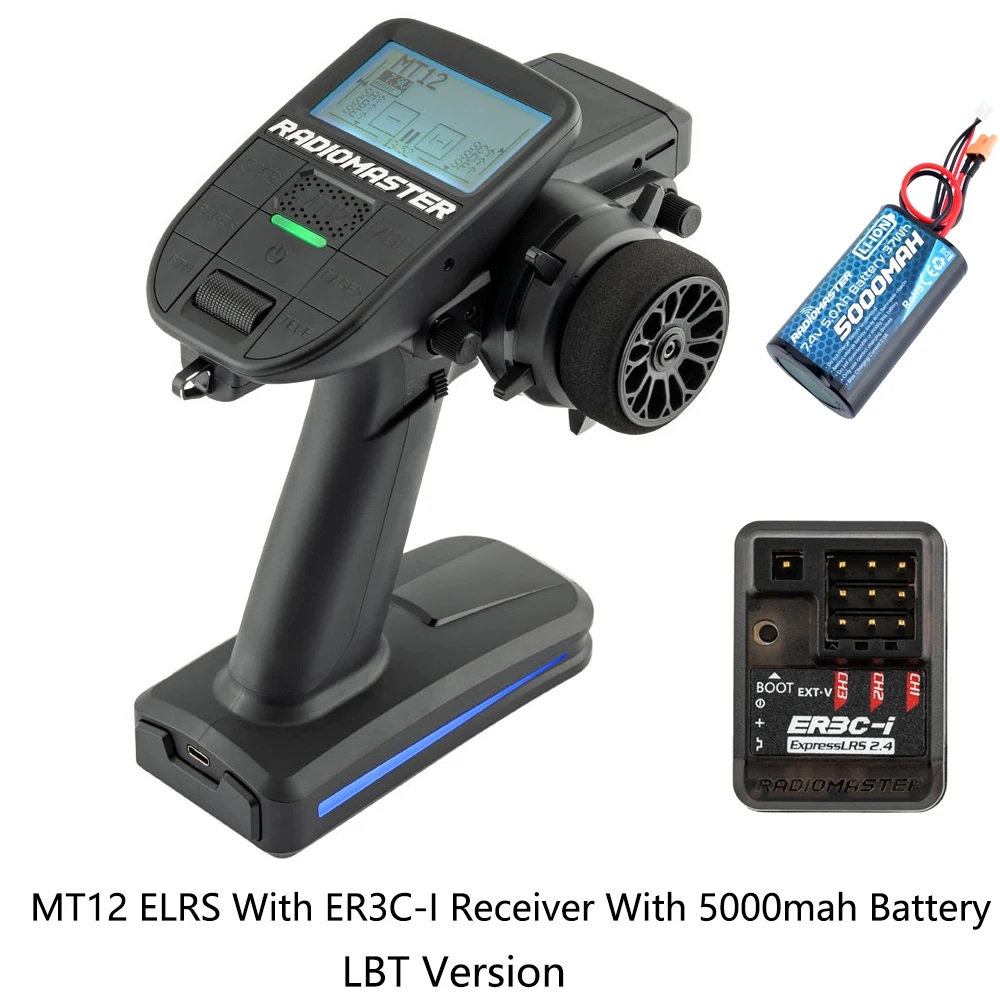 Radiomaster MT12 ExpressLRS 4in1 Multiprotokoll-Oberflächenradio-Controller für RC-Car-Boot 6