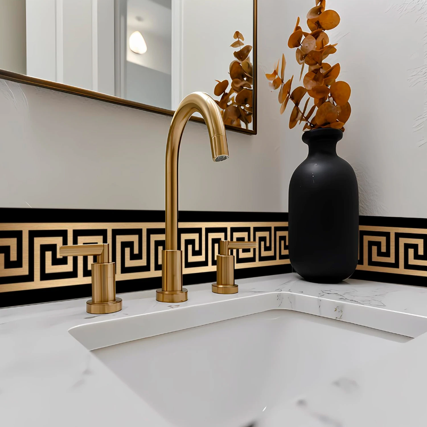 Liwo 10*200 см оригинальный дизайн геометрический узор Diy самоклеящиеся водостойкие ПВХ настенные наклейки для домашнего декора Liwo 10*200 см оригинальный дизайн геометрический узор Diy самоклеящиеся водостойкие ПВХ настенные наклейки для домашнего декора