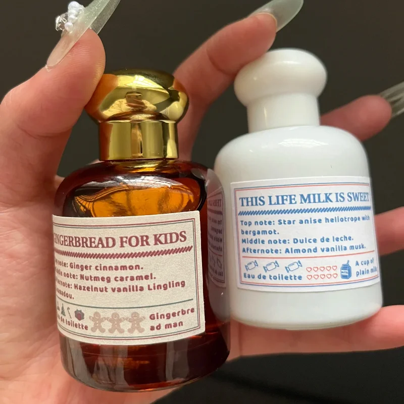 Dulce tienda De postres fragancia Perfume pan De jengibre para niños leche tono Gourmet 50ml duradero Cocina Oriental Eau De Toilette Spray