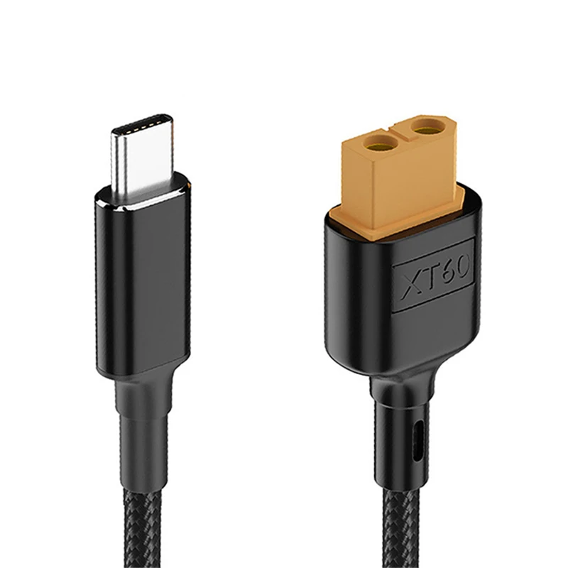 

1PC 50/100CM XT60 To Type-C 100W Fast Charging Cable For Toolkitrc SC100 Protocol Charger Cord Adapter Wire Replacement Parts