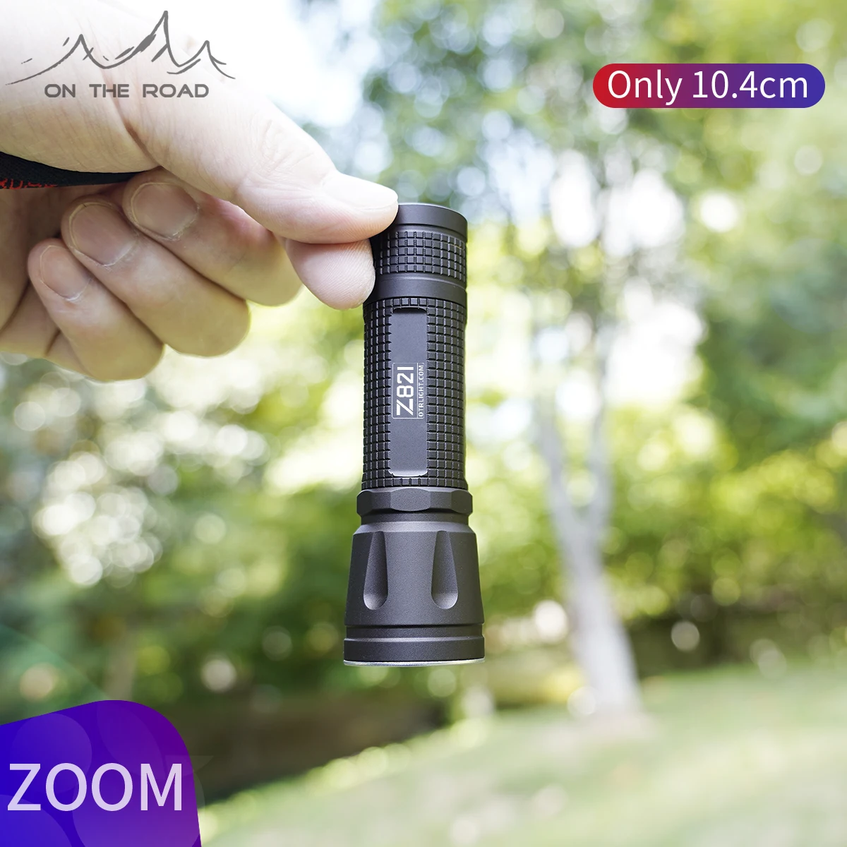 ON THE ROAD Z821 Zoom Flashlight Mini Focusing Torch light Rechargeable Flashlight LED Viewing Fruit Textile Fabric inspection