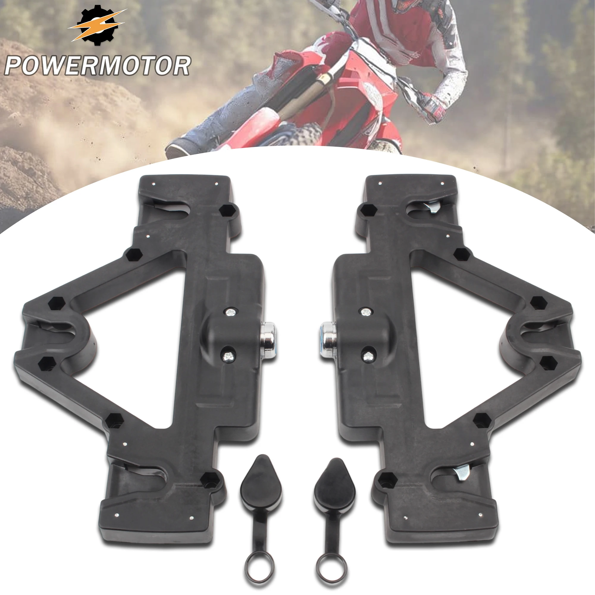 

Universal Motorcycle Luggage Rack Side Bag Quick Release Bracket Scooter Cruise Supermoto Quick Release Bracket Bag Bag Bracket